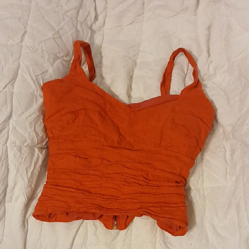Artelier Nicole Miller Redpink Sleeveless Women's Top SIZE P